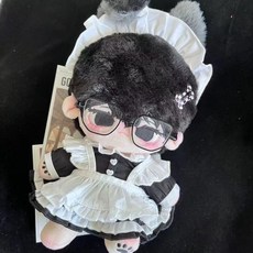 臺灣出貨 20cm娃衣 配飾棉花娃娃眼鏡大框玩偶銀框多邊迷你可愛娃用眼鏡 娃衣 娃娃換裝 娃娃配件 娃娃 26XR, 黑框, 1個