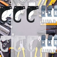 커튼봉 브라켓25 3개세트 부속품 커텐 고리 지지대 DIY 달기, 화이트