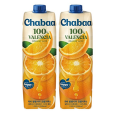 차바 발렌시아 오렌지주스, 1L, 6개