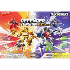 블로키 BLOKEES Buluke 트랜스포머 디펜더 버전 02 랜덤 프라모델 71302, 12개
