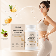 [붓기 케어]V-Line아침 얼굴 붓기 관리 칼로리 버닝컷 고탄수화물 기름흡착 다이어트 보조제 얼굴 라인관리 효과빠른 1200GDU브로멜라인 칼륨 밸런스, 1개, 90정