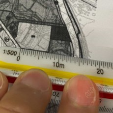 축적 스케일자 30cm 제도용삼각자 제도판