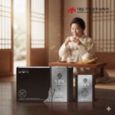 프리미엄 흑삼차 100포 국내산6년근 부모님면역력 피로개선 항산화 건강활력 차, 1박스