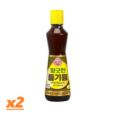 오뚜기 향긋한 들기름, 2개, 320ml