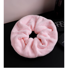 퀵 드라이 헤어캡 헤어타올 헤어드라이타올, 핑크색, 1개