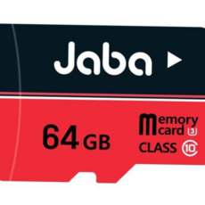 JABA MicroSDXC 64GB 레드 TLC 메모리카드_WFEFE51, 본상품