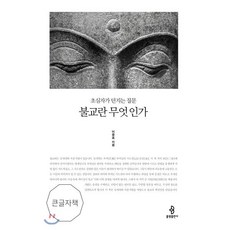 불교란 무엇인가 (큰글자책) : 초심자가 던지는 질문, 불광출판사
