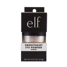 e.l.f. 스무드 앤 세트 아이 파우더 2.0g, Sheer, 1개