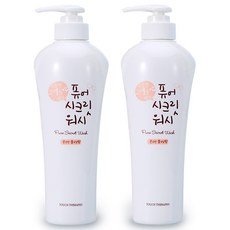 과일나라 터치테라피 퓨어 시크릿워시 여성청결제, 500ml, 2개