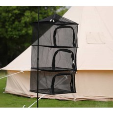 캠핑 옷 건조대 접이식 다용도 4단 걸이형 건조대 사각 아웃도어 선반 과일 낚시 텐트 야채 식기, 걸이형건조대 사각