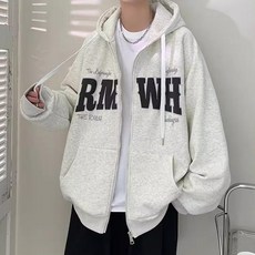 홍언목요 남자 후드집업 오버사이즈 집업류 디자인 후드집업