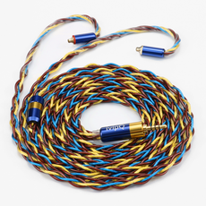 ivipQ-172 스타라이트 커스텀케이블 3.5mm 4.4mm 모듈러 플러그 이어폰 케이블, MMCX