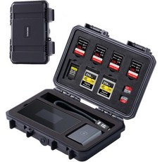 DockCase 메모리카드케이스 수납 보관함 DOKCASE 듀얼 레이어 메모리 카드 케이스 CF Express A 3개 B SD 4개 TF 2개를 보관할 수 있으며 81F/71, DockCase 메모리카드케이스 수납 보관함 DOKCA