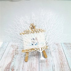 소라게 연못 나무 장식 액세서리 관찰 창, 01 white, 1개