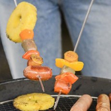 캠핑 스텐 바비큐 꼬치 10p 도구 그릴 스틱 요리 조리 숯불 먹거리 야외 바베큐 용품, 없음