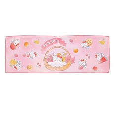 Marushin 마루신 주니어 바스타월 산리오 헬로키티 키라키라후르츠 40x110cm