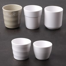 바이굿즈 멜라민 물컵 업소용 카페 식당 컵, 셔링크림(150ml), 1개