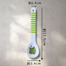 貓小姐的家 Lisa條紋貓 瓷器 湯匙 咖啡勺 攪拌湯匙, 1個, 3