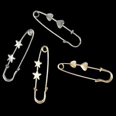 패션 옷핀 옷 허리 조절 수선 줄임 바지 고정핀, 스타골드