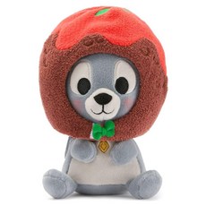해외 Disney Store 공식 미니 믹스 잇 봉제 인형 - 레이디 귀여운 동물 앤 매치 탈착식 모자 후크 루프 스트랩 어린이 및 수집가를 위한 플러시 장난감 17.8cm7인, 트램프.