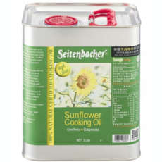 林博 烹調專用冷壓葵花油3000公克/罐, 1個, 3L