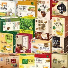 호두 아몬드 율무차 40포 미숫가루 녹차 옥수수수염차 호박차 생강차 쌍화차 우엉차 국화차 보리차 대추차 핫초코 코코아 헛개차 보이차 둥글레차 천마차, 6.옥수수수염차 100개 x 3박스, 3박스, 100개입