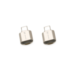 C타입 전용 USB3.1 카드리더기 OTG TF카드 마이크로SD 메모리 최대 2TB 스마트폰 태블릿 노트북 디카 차량용 블랙박스 영상확인 2개 세트, 골드+골드, 1개