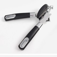 캔 오프너 뚜껑따개, 1개, 블랙실버