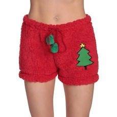 Just Love 여성용 플러시 파자마 반바지 민트 - 판다