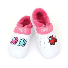 어몽어스 점프 방한 실내화 캐릭터 여아 학생 털신발 enj+775wQ
