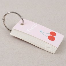 휴대용 링 제본 단어 암기장