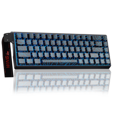 AULA WIN 68HE PRO MAX 마그네틱 축 게이밍 키보드 유선, RGB Wired, Black contour