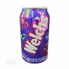 로랑마켓 웰치 포도 탄산음료 355ml 웰치그레이프