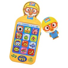 여보세요 전화놀이 뽀로로 스마트폰 실내놀이 역할놀이 어린이집교구 10개월 휴대폰, 1개, 혼합색상