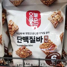 오늘좋은 단백질바 미니, 1개, 144g