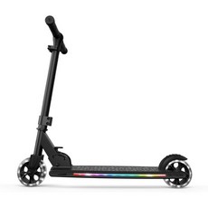 Jetson Mars Kids 2-Wheel Light-Up Kick 스쿠터 핸들바 스템 휠 & 데크 조정 가능한 리어 브레이크 경량 디자인 이지 폴딩 메커니즘 연령 5세 이상, Mar Black