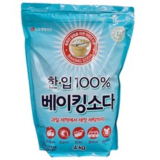 한입 100% 베이킹소다 리필형, 4kg, 1개