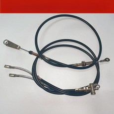 지게차 브레이크 케이블 핸드 와이어 라인 브레이크선, 1.2m 앞부분+뒷부분 세트, 1개