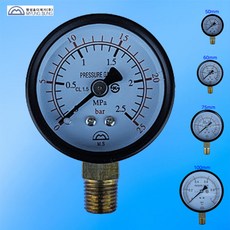 1563번 압력게이지 50mm 25k (2.5mpa)일반 압력계 / 소방 압력게이지 / 펌프 / 기관실 / 메이커제품, 1개