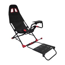 레이싱휠 시뮬레이터 접이식 프레임 세트 의자 포함 핸들 기어 페달 게임운전 좌석 게임의자, 시트 브래킷 (기어X), 1개