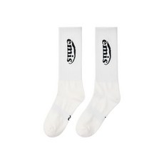 EMIS NEW LOGO JACQUARD SOCKS-WHITE