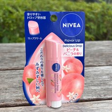 니베아 복숭아 립밤 일본 한정판 3.5g 정품, 1개