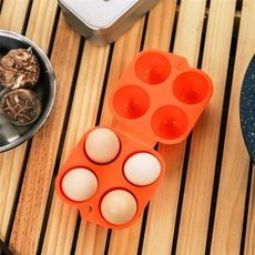 휴대용 계란통케이스 4구 캠핑계란케이스4구, 1개