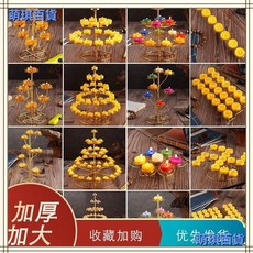 臺灣出貨佛堂佛前油燈佛燈供燈蠟燭臺蠟燭家用供佛蓮花酥油燈燈座燈架底座, 1個, 單盞小號