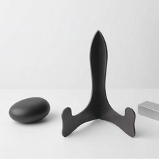 큰액자 큰접시 무늬목 받침대 거치대, 무늬목-월넛, 1개