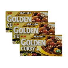 에스앤비골든 카레 중간매운맛, 198g, 3개