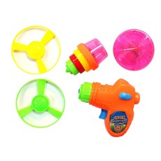 3in1 불빛이 반짝반짝 LED 야광 총팽이 불빛팽이 팽이 어린이 장난감 완구, 2500 3IN1 LED총팽이-칼라랜덤, 1개