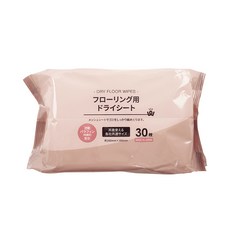 Watts 日本製造 地板用雙面除塵紙巾 30抽, 1個