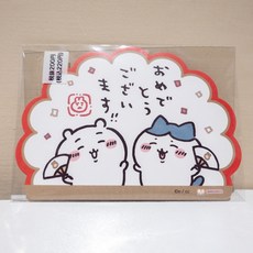 吉伊卡哇 日本正版 2025 新年 紅包袋 壓歲錢 納福 招財 新年禮物 信封袋 Chiikawa 牛牛天地, 花邊吉伊卡哇&小八貓, 1個