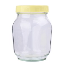 가인글로벌 꿀병1.2 유리병 아이보리캡 식품유리병 다용도유리병, 1개, 850ml